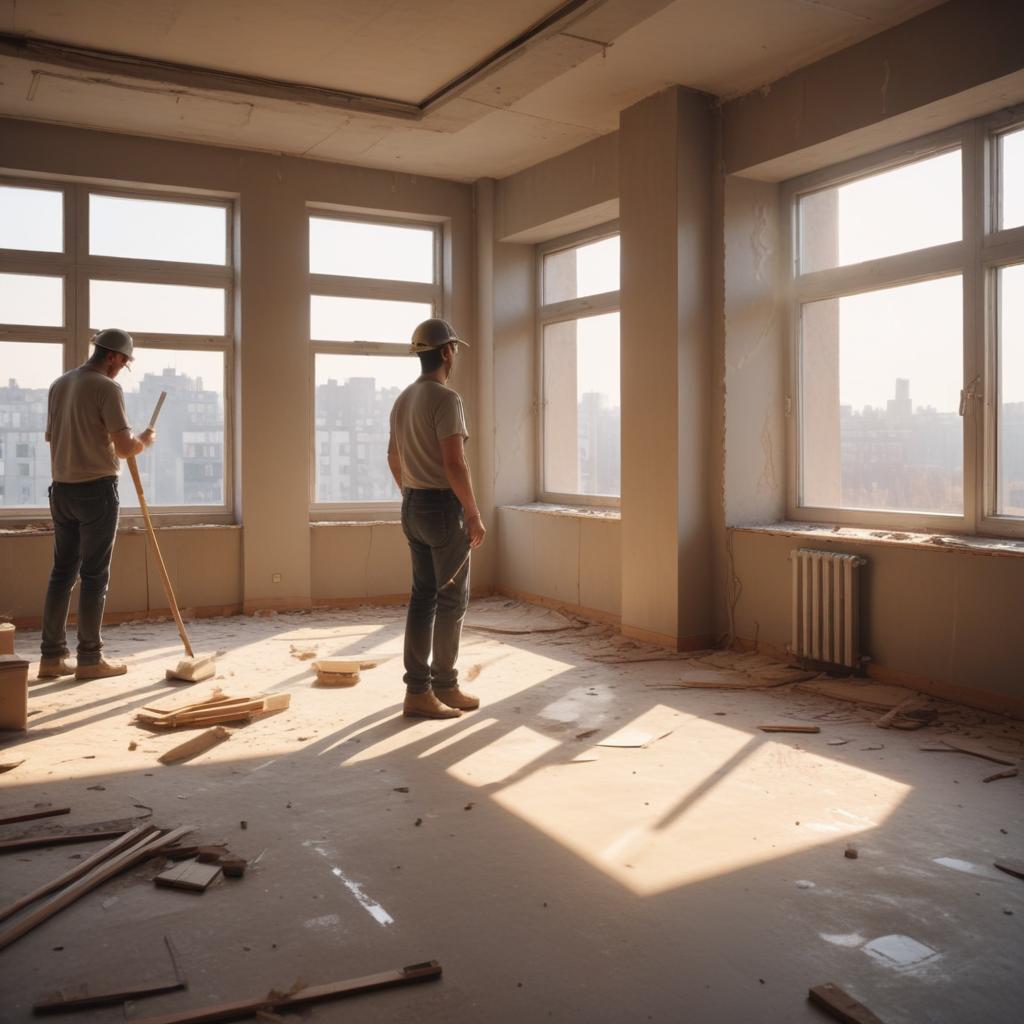 Ремонт квартир под ключ с материалами: ориентировочные цены от 100 000 тг за м² - изображение 2