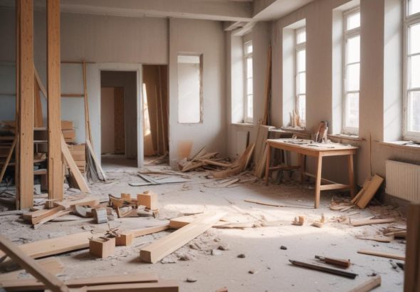 Ремонт квартир под ключ с материалами: ориентировочные цены от 100 000 тг за м²